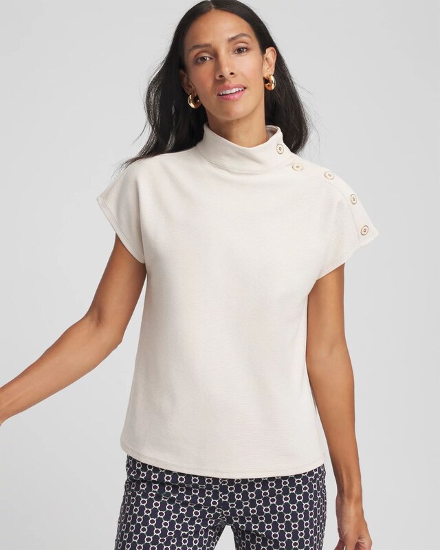 Ottoman Cap Sleeve Tee - image 1